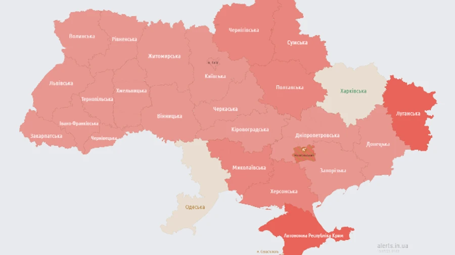 У Києві та низці областей оголошували повітряну тривогу