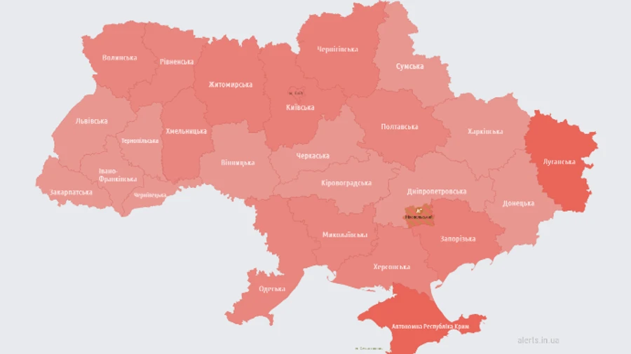 По всій Україні оголошували повітряну тривогу, працювала ППО