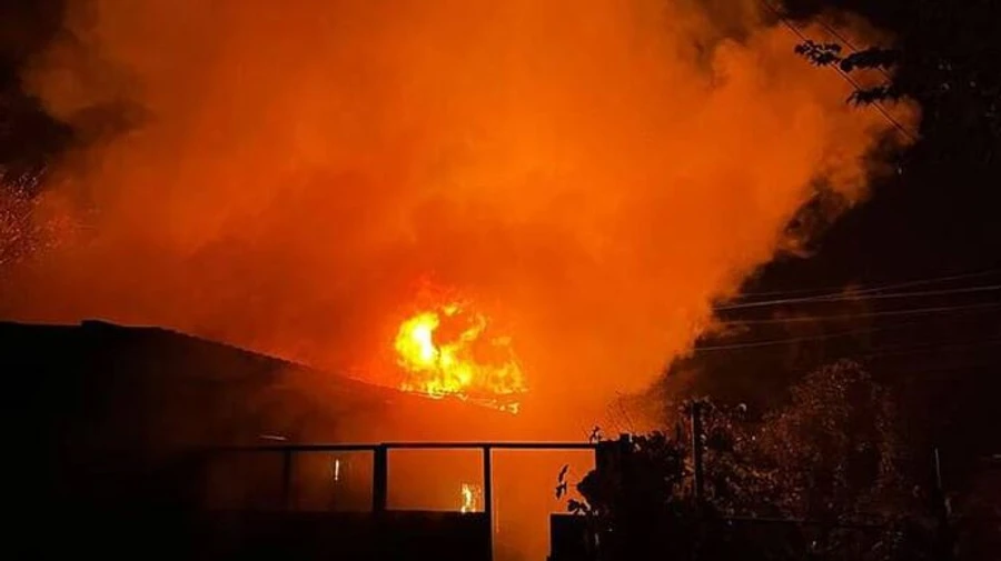 Росіяни вночі гатили по Дніпропетровщині з РСЗВ, в Нікопольському районі збито 