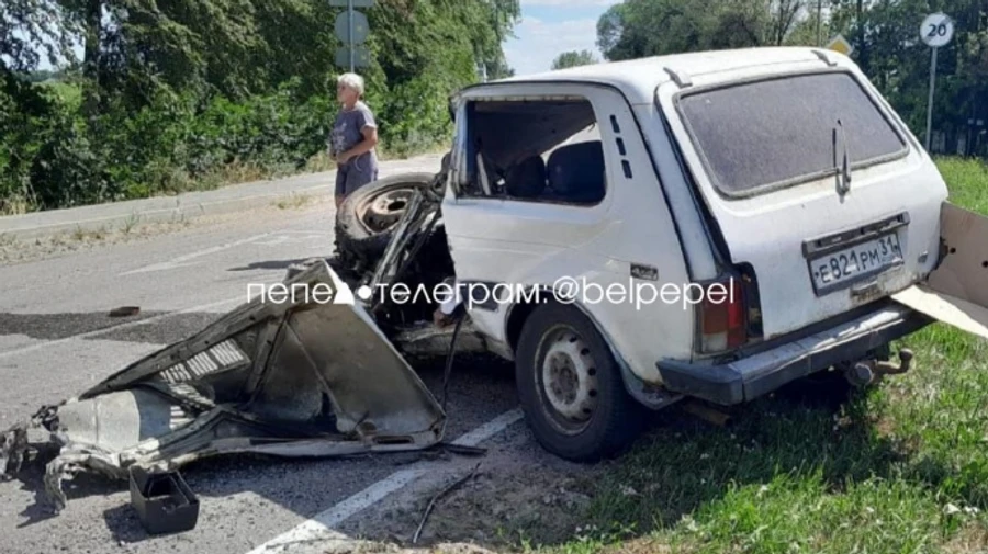 В Бєлгородській області танк з