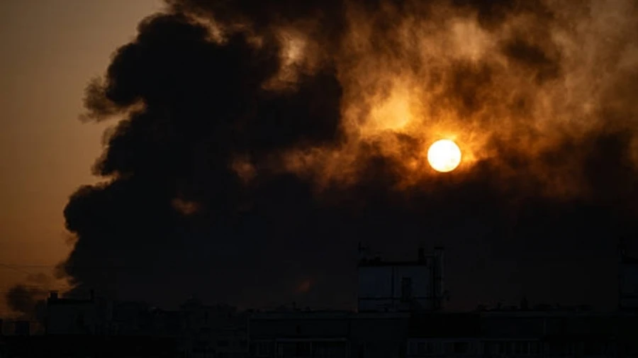 Росія атакувала Київщину дронами: у Вишгороді уламки збитого БпЛА впали між багатоповерхівками