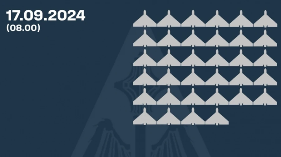 ППО знищила 34 із 51 