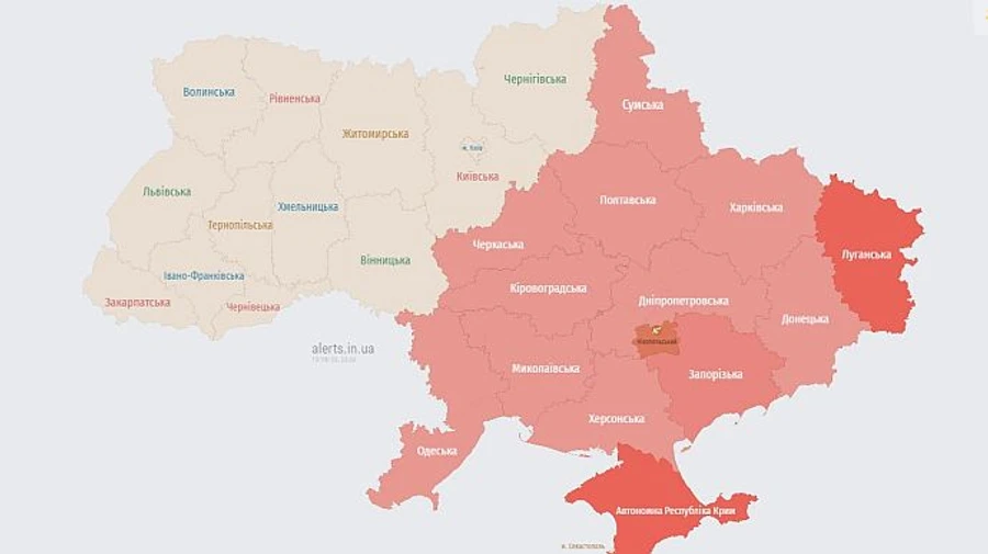 На половині території України оголошували повітряну тривогу через загрозу крилатих ракет