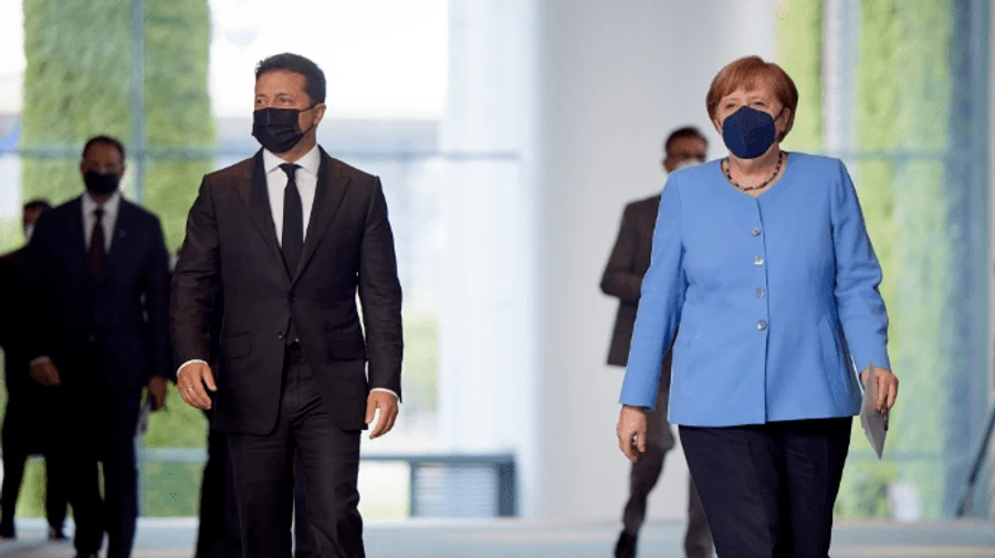 Зустріч Зеленського і Меркель завершилася