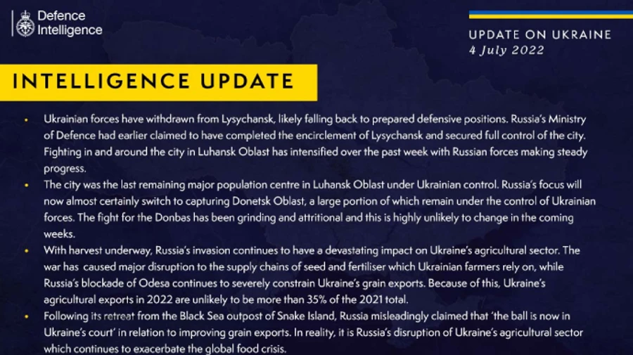 Росія після Лисичанська перейде до захоплення Донеччини – британська розвідка