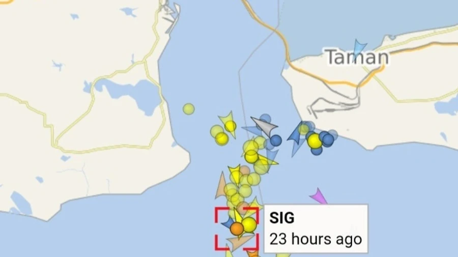У Керченській протоці морський дрон протаранив російський танкер
