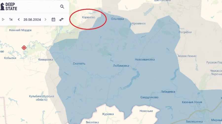 Deep State: Ворог захопив село Коренево на Курщині