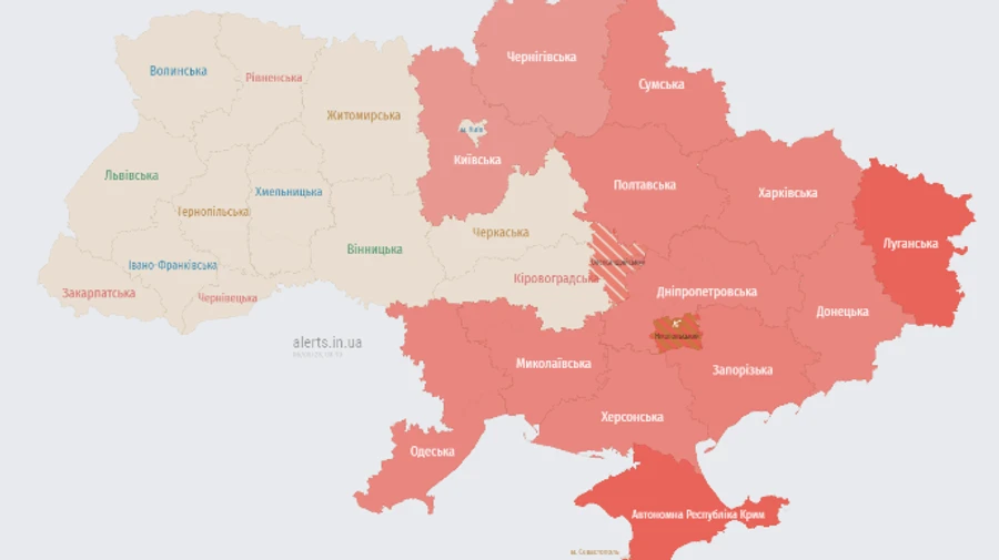 Україною ширилася повітряна тривога через ракети