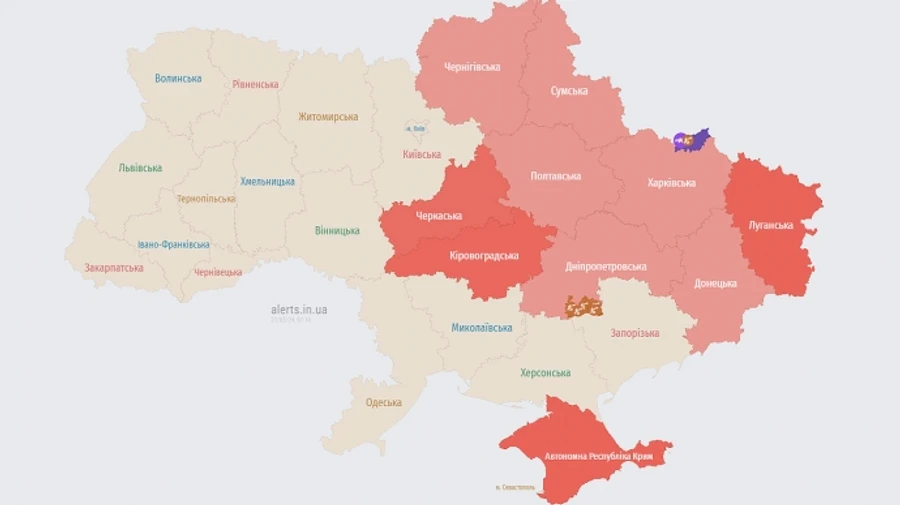 У 9 областях була тривога, у Харкові пролунав вибух − постраждала людина