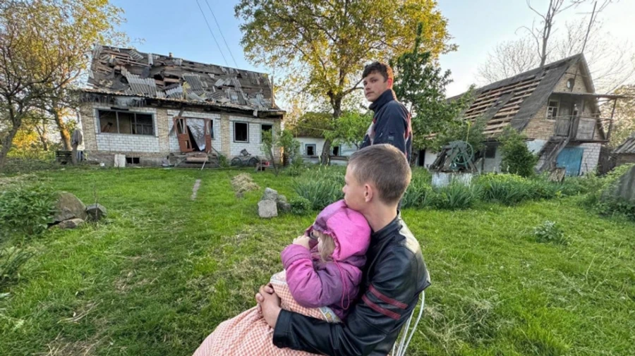 Уламки збитої цілі пошкодили будинок на Київщині: 5 постраждалих