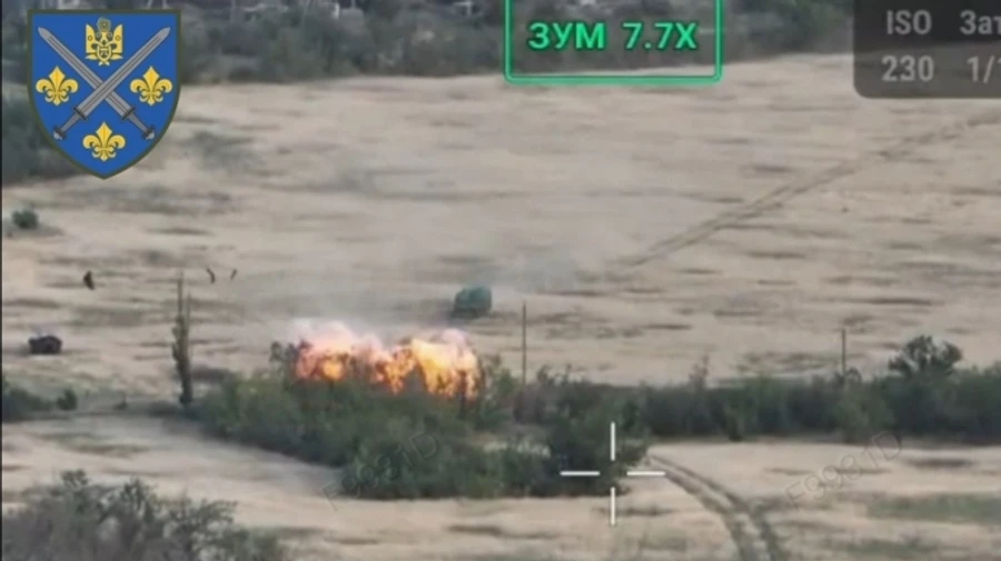 Бійці 155 бригади показали, як відбили механізований штурм окупантів на Покровському напрямку