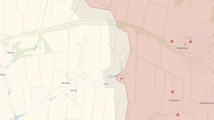 DeepState: Ворог просунувся біля Сокола і в Новоолександрівці