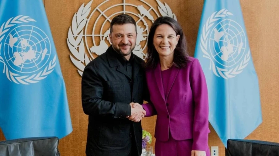 Зеленський про зустріч з Бербок: Обговорили пріоритети України на 80-й сесії Генасамблеї ООН