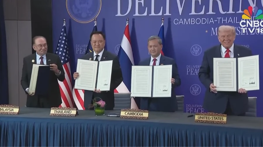 Трамп взяв участь у підписанні мирної угоди між Камбоджею і Таїландом