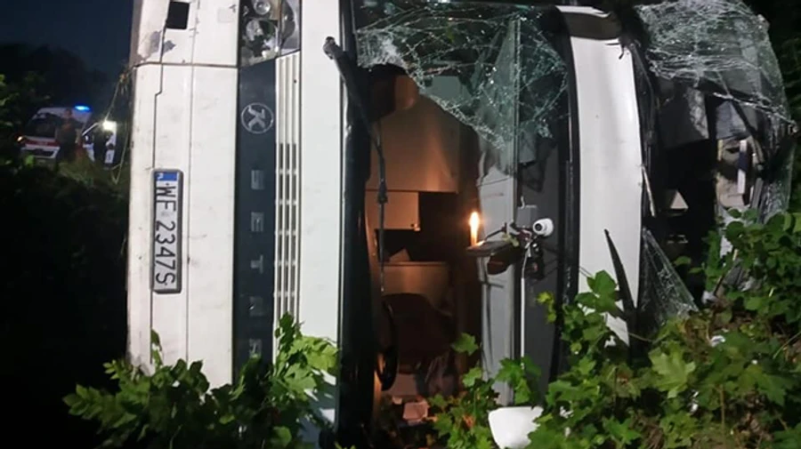 На Рівненщині перекинувся автобус Київ-Вроцлав: 16 госпіталізованих