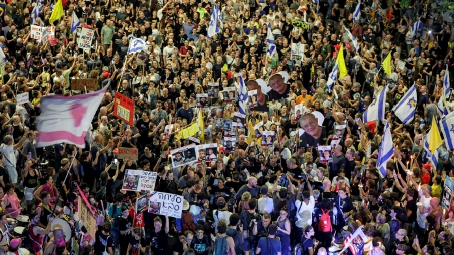 Тисячі людей протестували в Тель-Авіві проти плану уряду Нетаньягу окупувати Газу