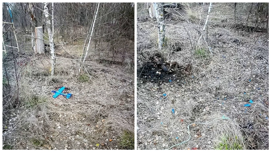 Окупанти на Донбасі запустили іграшковий літак з вибухівкою