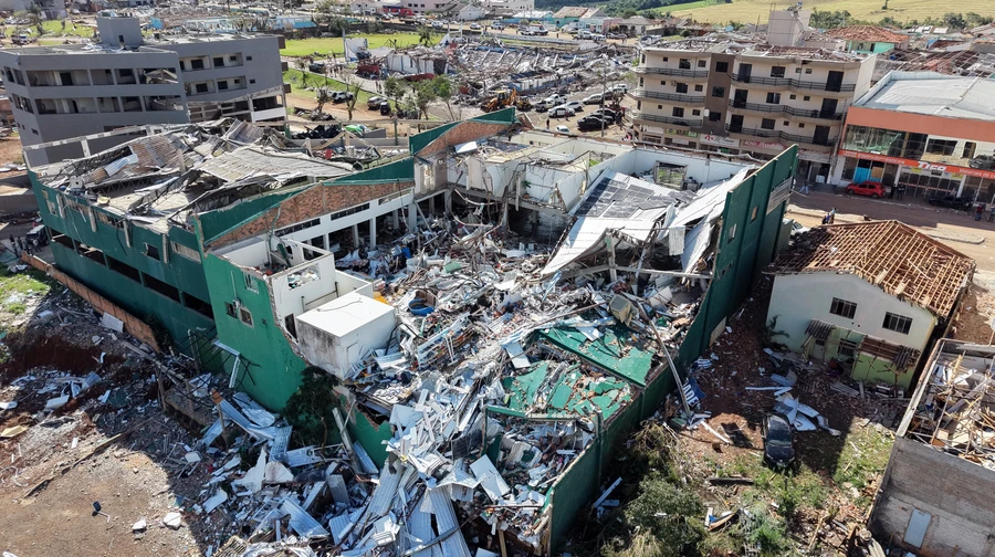 Торнадо в Бразилії забрало життя шістьох людей, понад 400 отримали поранення