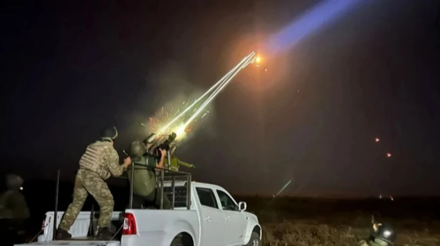 Повітряні сили знешкодили 74 з 94 російських дронів, є влучання на 15 локаціях