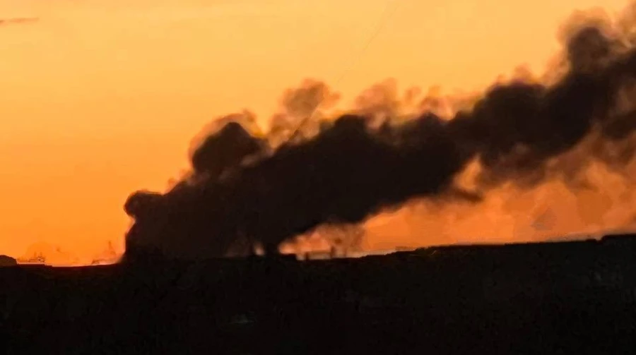 У Білій Церкві є падіння ворожих цілей: виникла пожежа