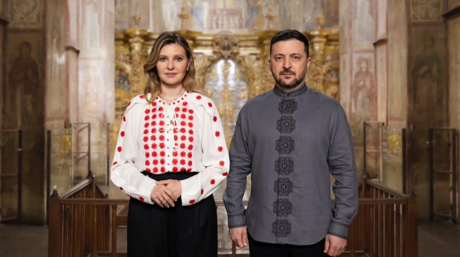 “Бог серед міста, і воно не похитнеться”: Зеленський з дружиною привітали українців з Великоднем