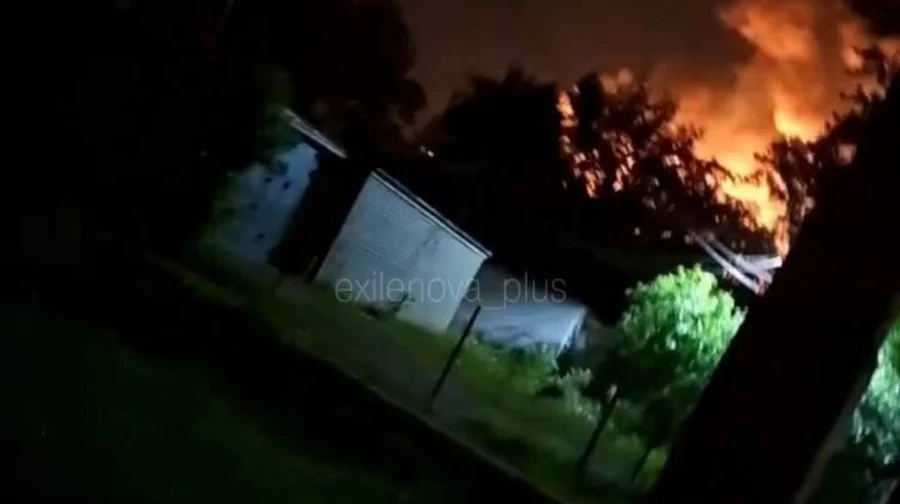 Після атаки дронів горить військовий завод у російському Мічуринську – пабліки