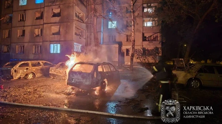 Атака ворожих БпЛА на Харків: 15 потерпілих, серед них – діти