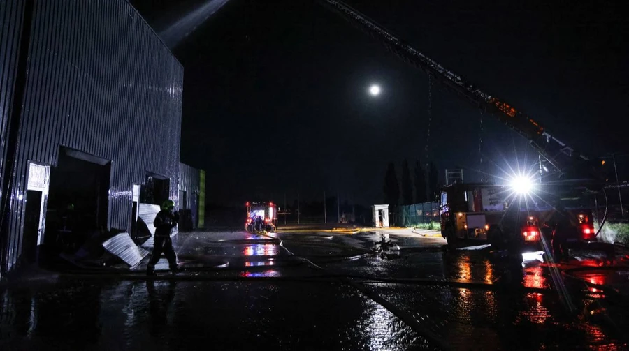 На Полтавщині внаслідок ударів ворога загинула людина: спалахнув термінал 