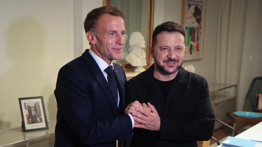 Зеленський зустрівся з Макроном у Нью-Йорку: обговорили зупинку ударів по енергетиці