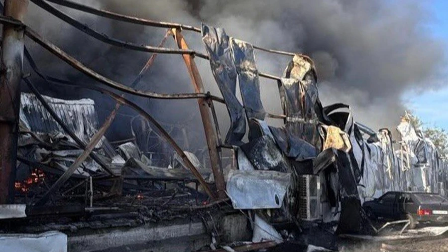 Армія РФ вдарила по складах у передмісті Дніпра: троє поранених, один у важкому стані